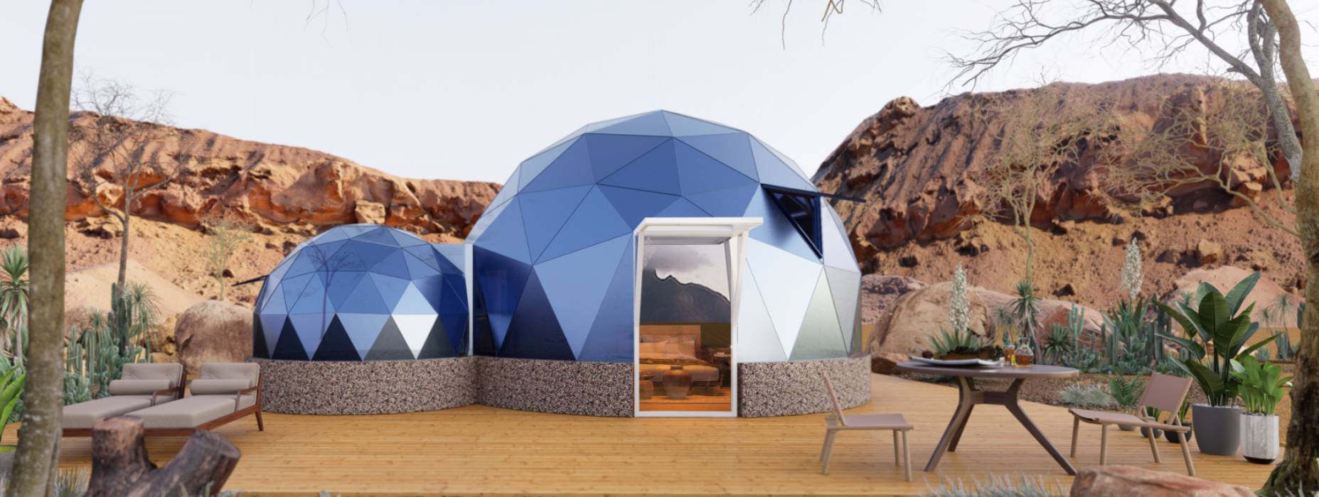 都江堰球形智能光伏玻璃星空房